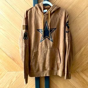 Nike 2023 Dallas Cowboys Sideline Salute to Service Pullover Hoodie Men’s Large